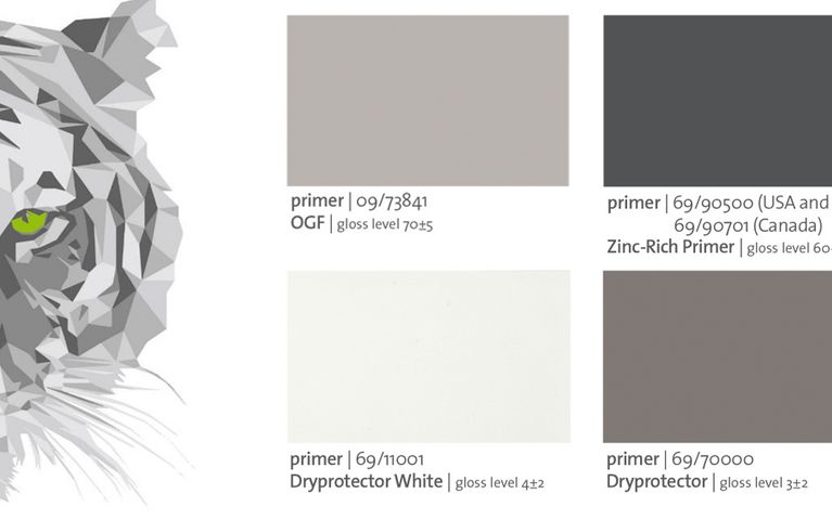 TIGER primer color chart