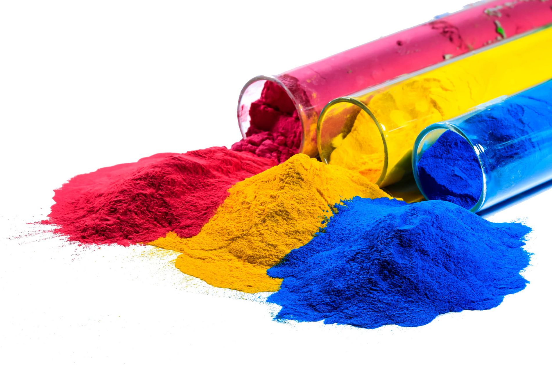 Powder coatings in jars