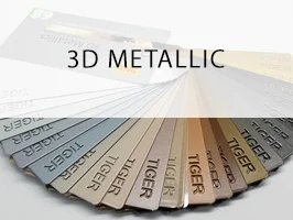Different TIGER 3D Metallic panels