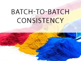 Powder coatings in jars