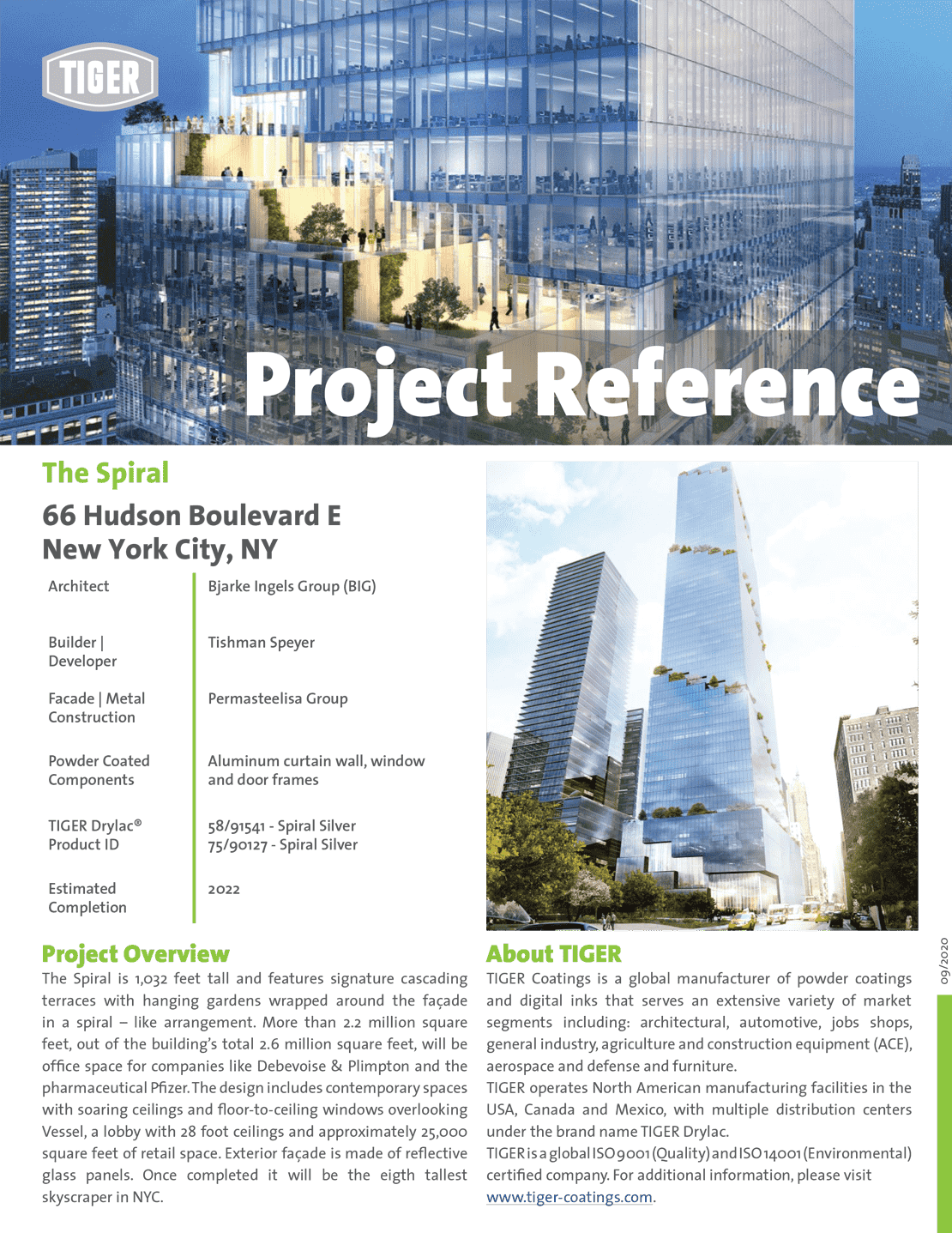 Project reference of The Spiral project by TIGER